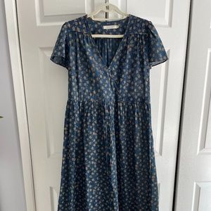 Christy Dawn - The Dawn Dress in Navy Poppy (XS)